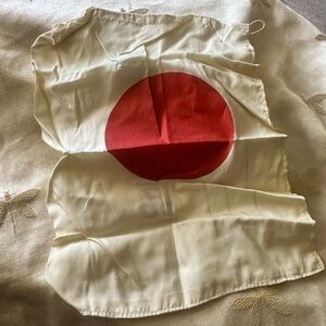 Original WWII Japanese Army Soldiers Rising Sun & Characters Comfort Bag / Sack.